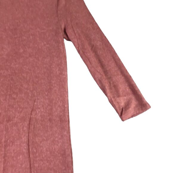 Bobeau Women’s Sweater Dress M Brick Red Cowl Neck Built-In Face Cover NWOT - Picture 10 of 14